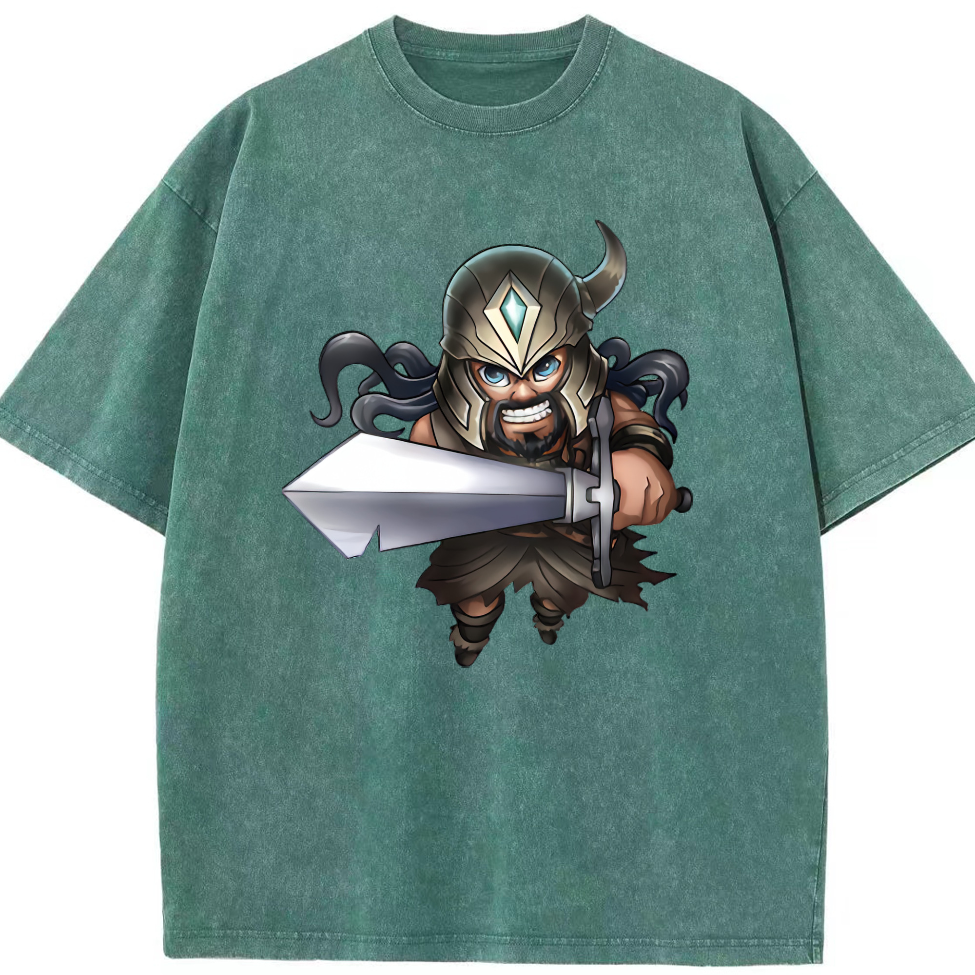 （画像用） リーグ・オブ・レジェンド League of Legends LOL 綿100% ヴィンテージ風 半袖Tシャツ（フロントプリント）